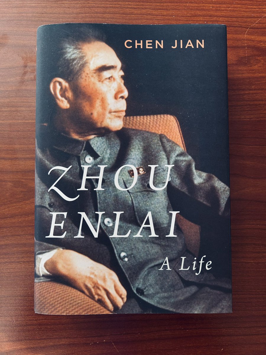 It is finally here. The long-awaited biography of Zhou Enlai by the preeminent diplomatic historian Chen Jian. So looking forward to reading a scholarly examination of this exalted yet enigmatic Chinese leader. Thank goodness the semester ends next week.