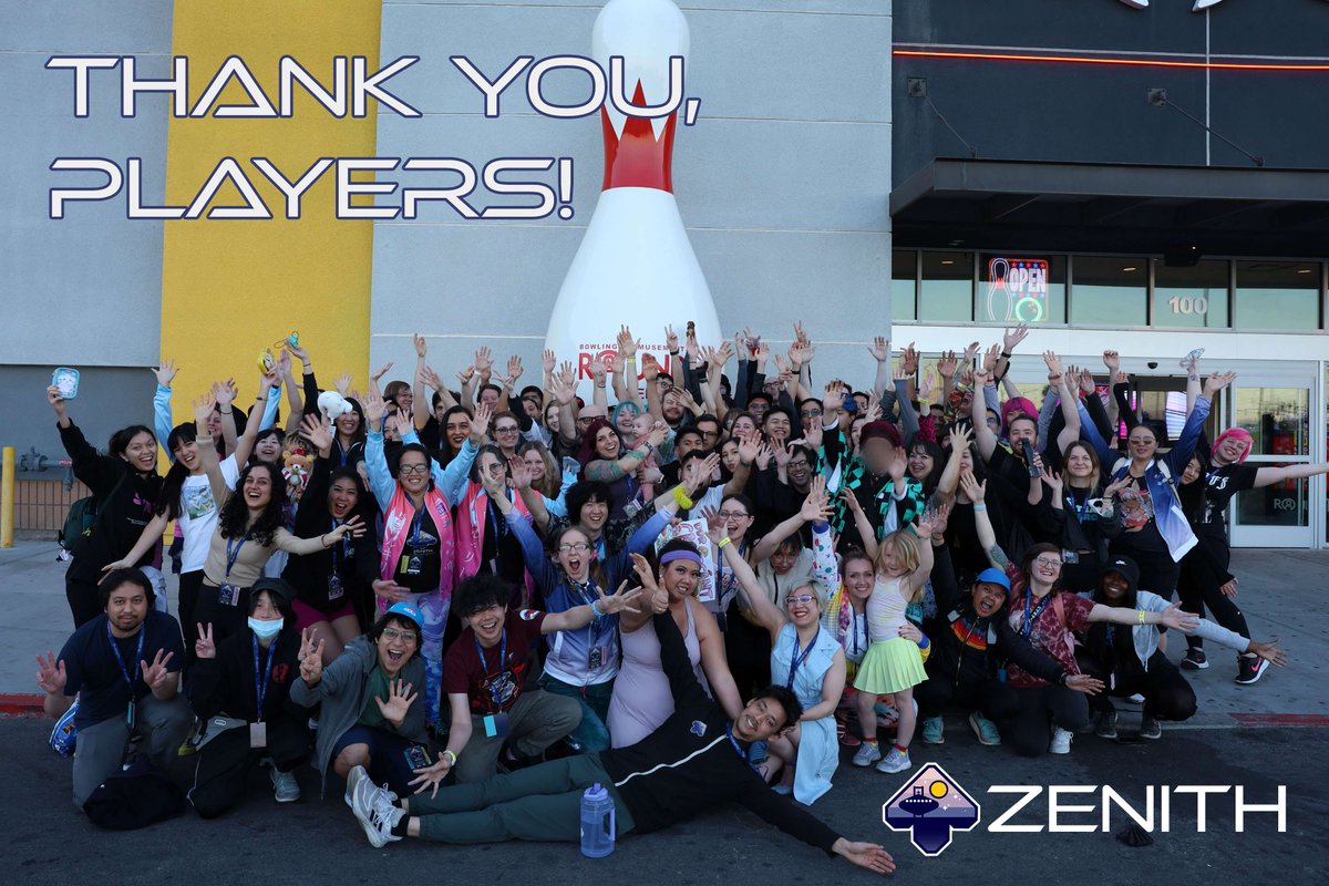 socalddr's tweet image. Good Morning dance gamers! Zenith may be wrapped up but our team is hard at work recovering and compiling some post event content for your enjoyment. For now, here's the Saturday evening group photo. From players, to volunteers to staff, thank you all for making this happen.