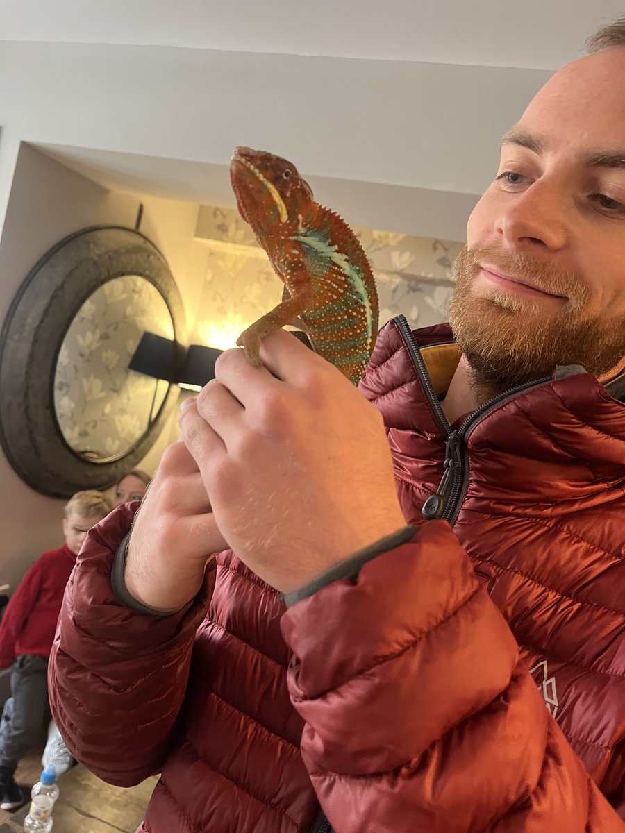 Sam made a few friends at our local coffee shop, DD’s today 🦎😍

They’re holding reptile workshops for kids on their half term break… A great idea! 👏 

#LocalBiz #SupportLocal