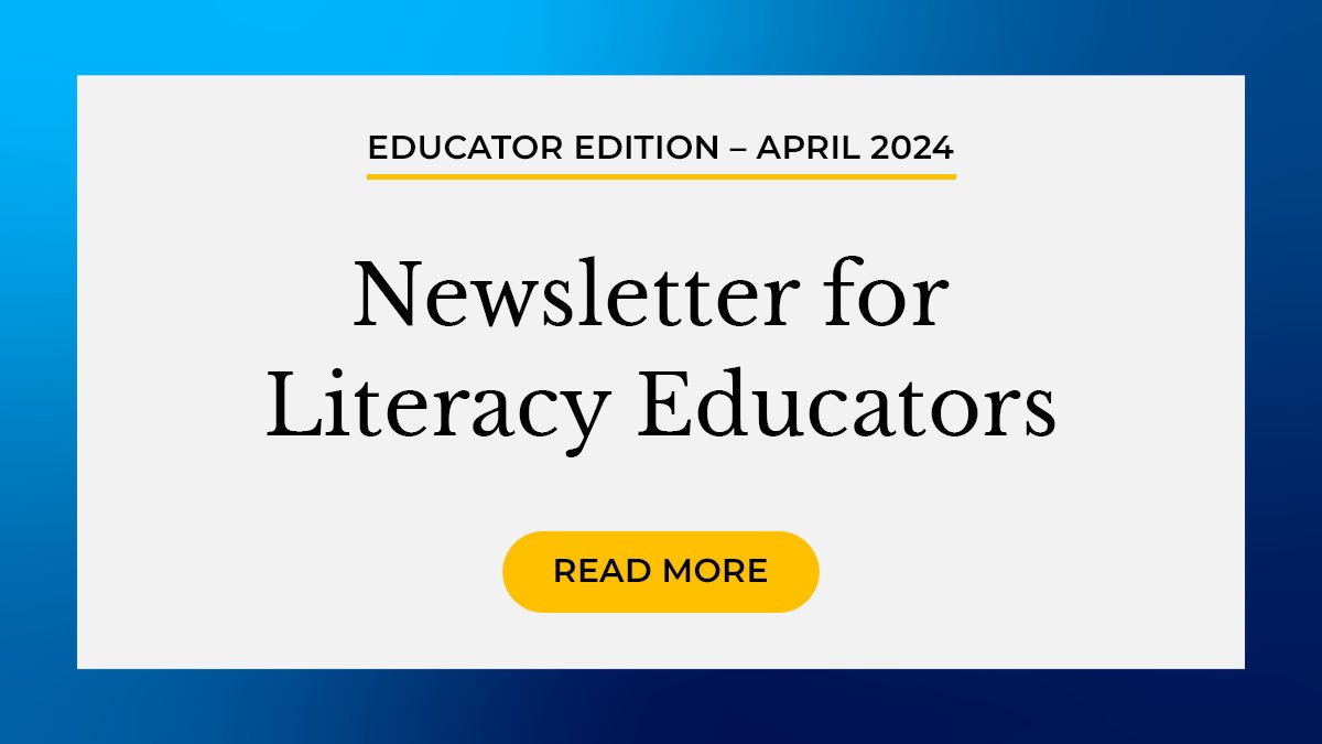 Check out the latest issue of Educator Edition! We're excited to provide updates on our reading mentoring programs and highlight our collaborative work with libraries and corporate partners to build digital literacy skills in local communities. Find it at rb.gy/djyqx1