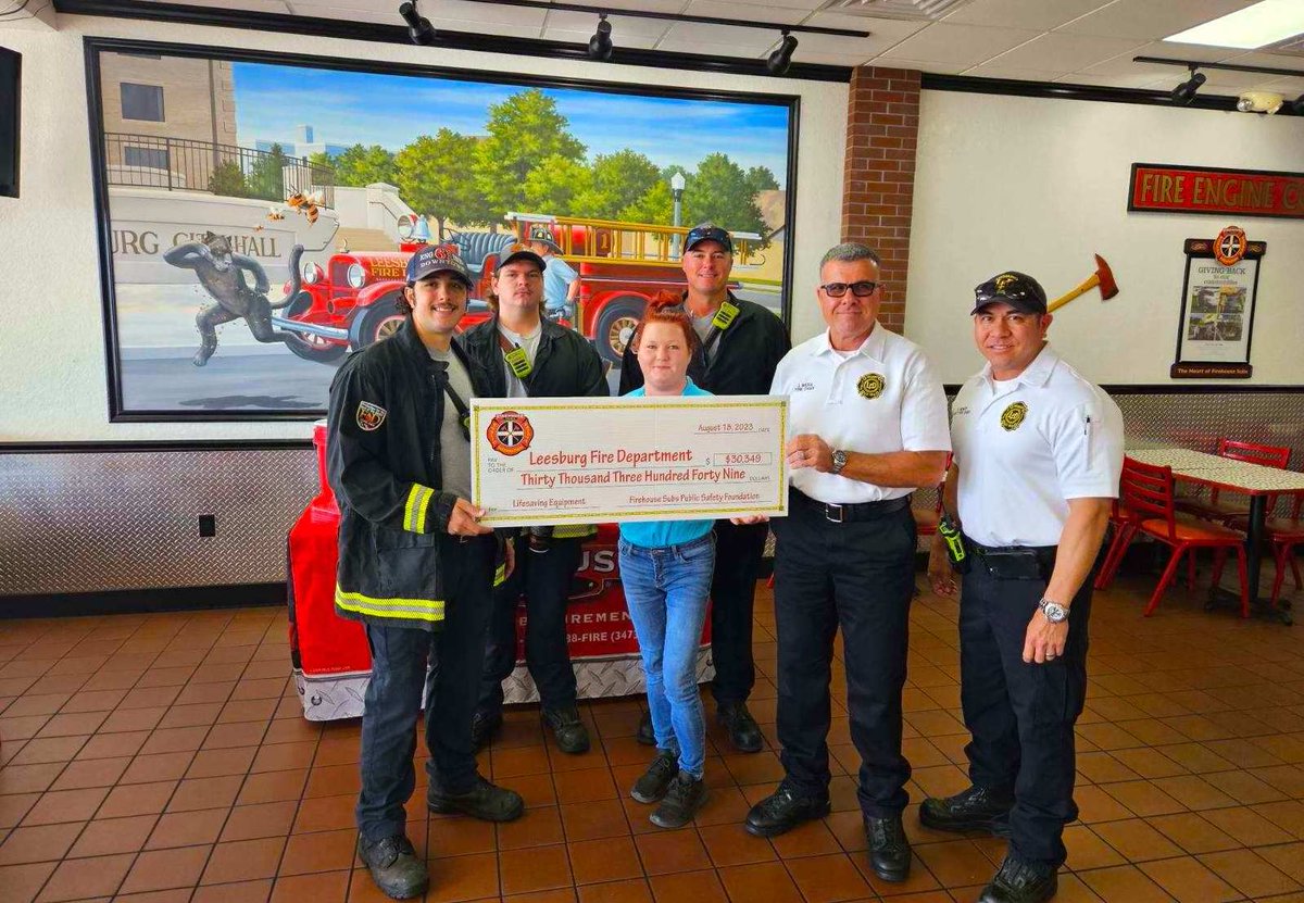 Leesburg Fire Department in Florida received 42 sets of bunker gear! This lightweight gear will help protect their crew during wildfires and other extreme heat conditions.
