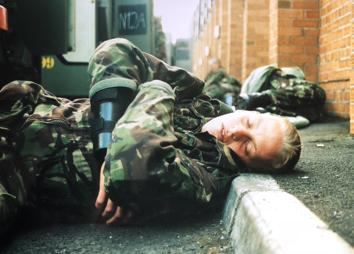 The Infantry Pillow (Urban Operations Variant). Modelled by a Royal Anglian infantryman in Londonderry.