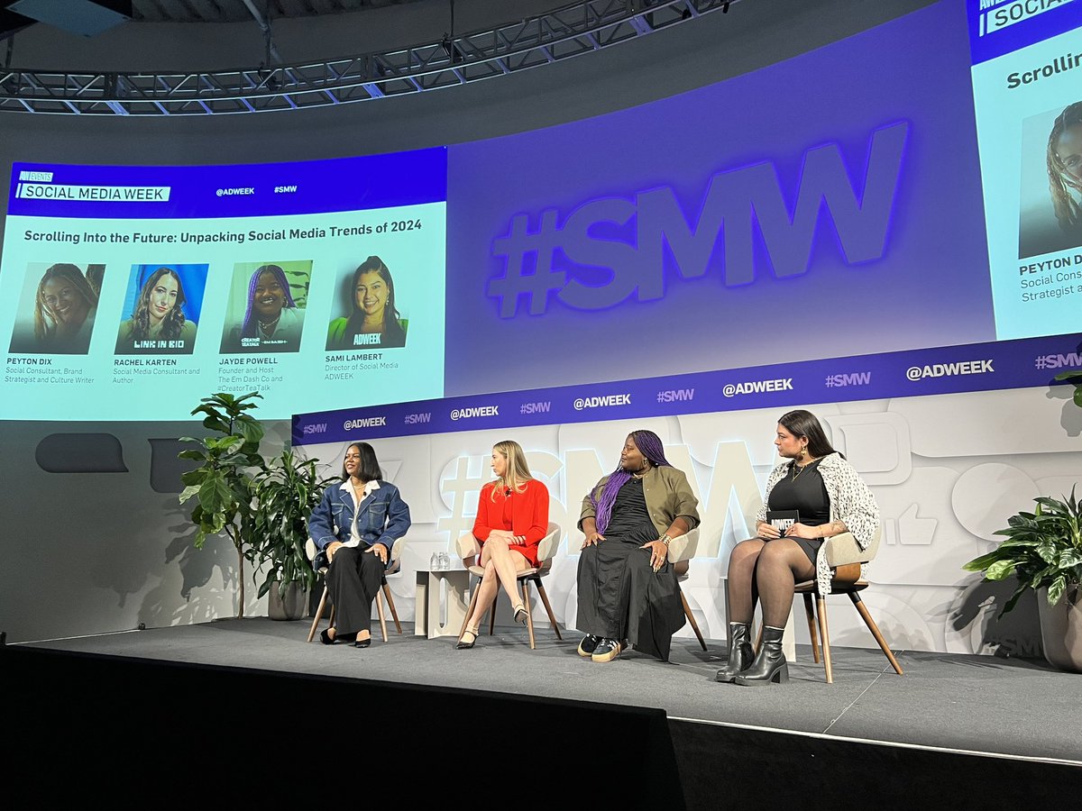 “Of all the brands I’ve worked with, my personal brand is my favorite. I can evolve the way I want to evolve and have the freedom to create.” @jaydeipowell 🎯💯 #SMW @Adweek