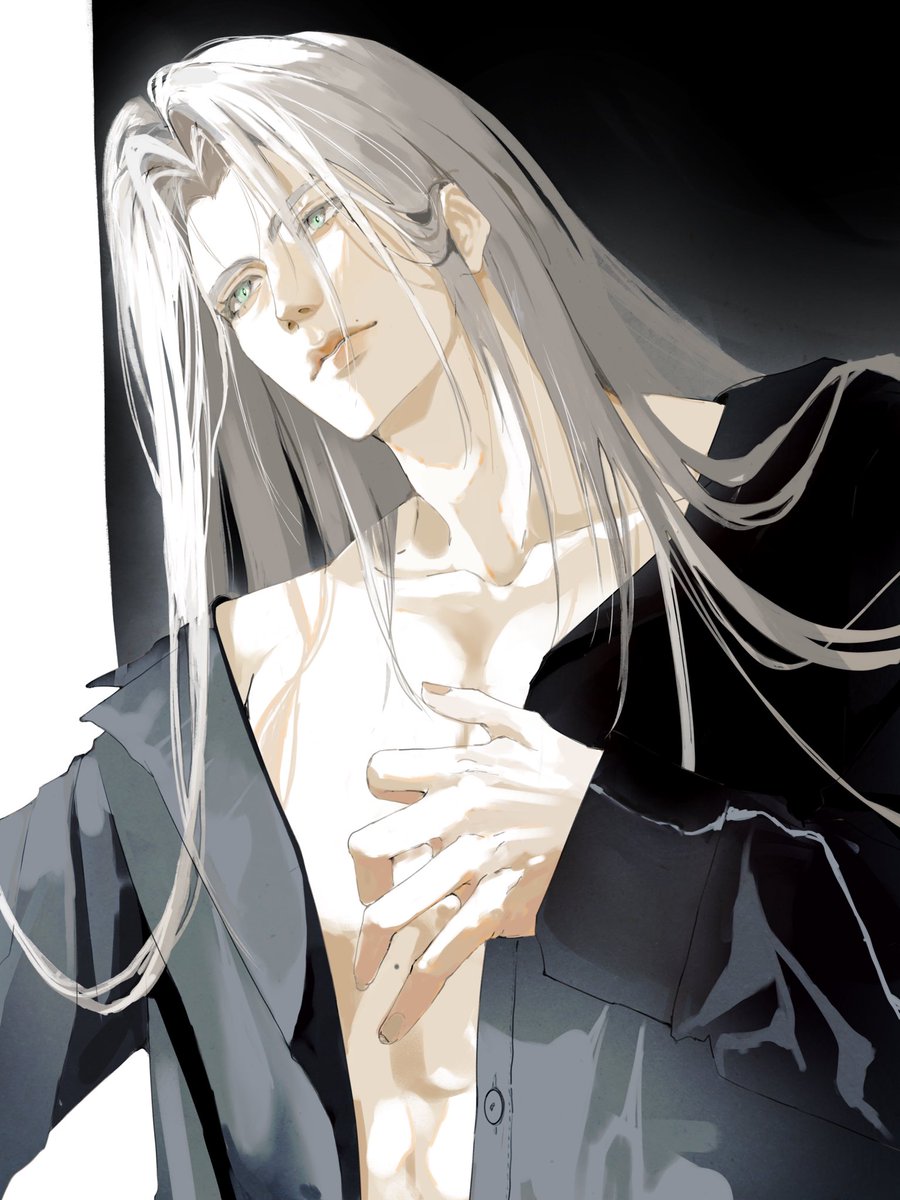 sephii fresh outta bed and soaking in the rays of a late morning sun hehhee #FF7 #FF7R #Sephiroth