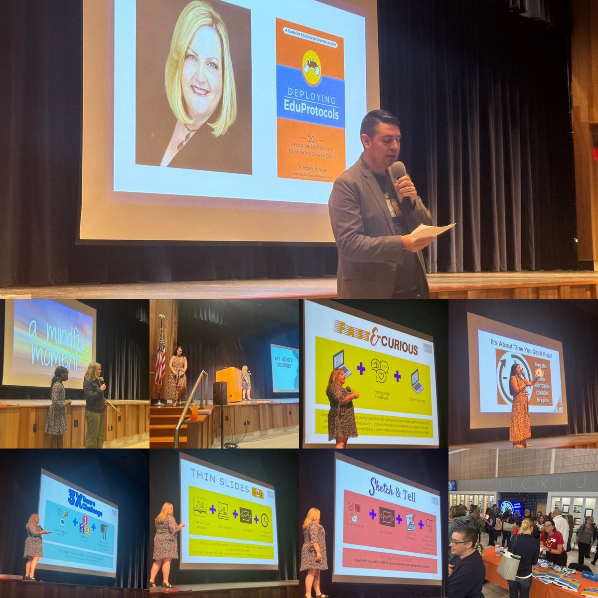 Amazing kickoff to our Conference Day!! Deep focus on teaching and learning for all via healthy instructional habits and Eduprotocols with collaboration for our students🧡💙@LCSDOfficial @MsD_atLCSD