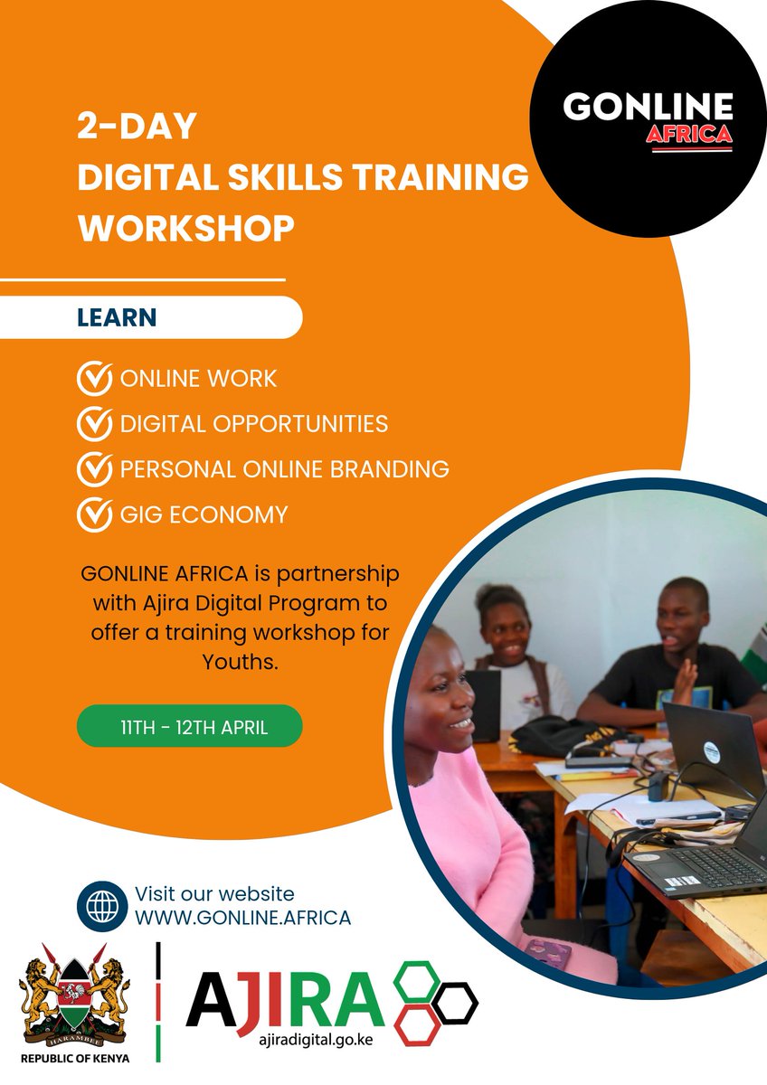 By empowering youths with relevant digital skills and opportunities, we give them confidence to explore and learn for sustainable growth and empowered. @AjiraDigital joins us to help empower our youths. @kijijiyeetu @GlobalGiv @Eng_alphonce @48percent_org @ISOC_Foundation