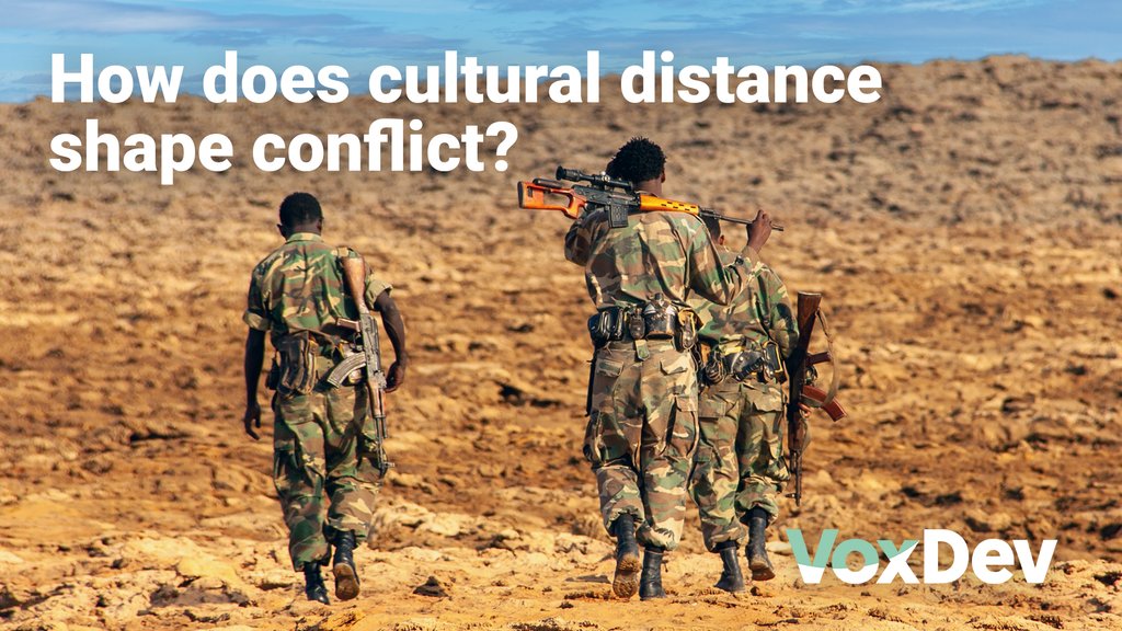 ⭐ VoxDev Talks: NEW EPISODE Today ⭐ How does cultural distance shape conflict? @El_Guarnieri @UniofExeter talks to @timsvengali @vox_dev about its role in conflict-related sexual violence &amp; civil war. Listen & Subscribe: podfollow.com/voxdev