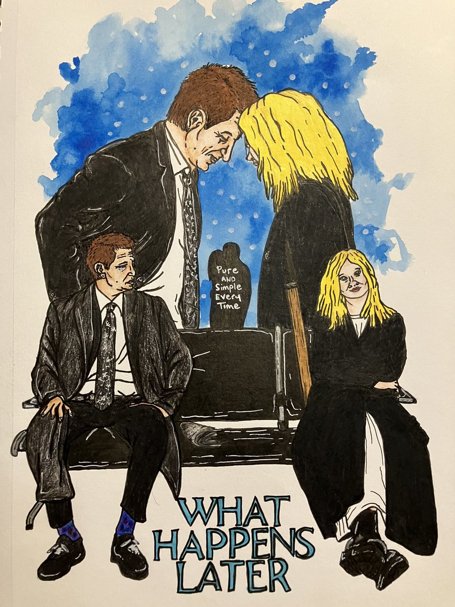 No. 54 is #WhatHappensLater! #DavidDuchovny plays William “Bill” Davis along with #MegRyan who co wrote and directed the film! This film is so cute, has wonderful visual shots and the actors have great chemistry. I can watch the dance sequence on repeat! #DDRolesArt #Hearteyes