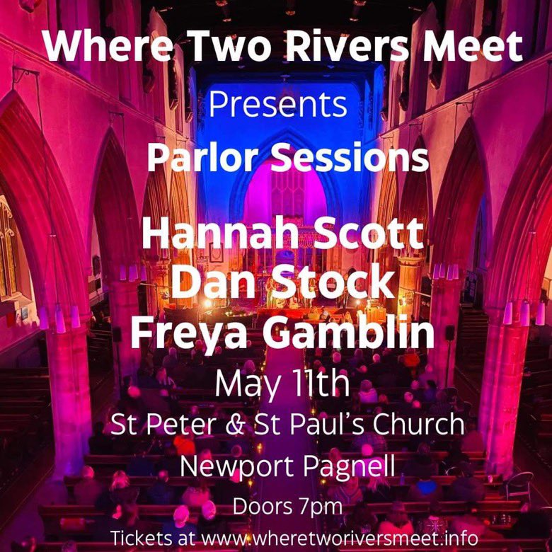 I LOVE playing in churches so I’m really pleased to announce this show next month ❤️🎶