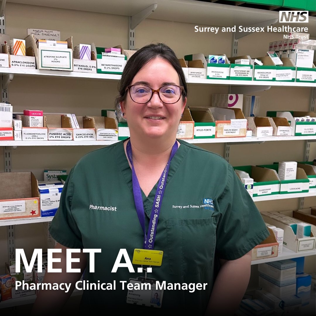 Today we meet Ana Armstrong, a Pharmacy Clinical Team Manager here at SASH. To learn more about her and her role. visit: bit.ly/3UaJcIZ