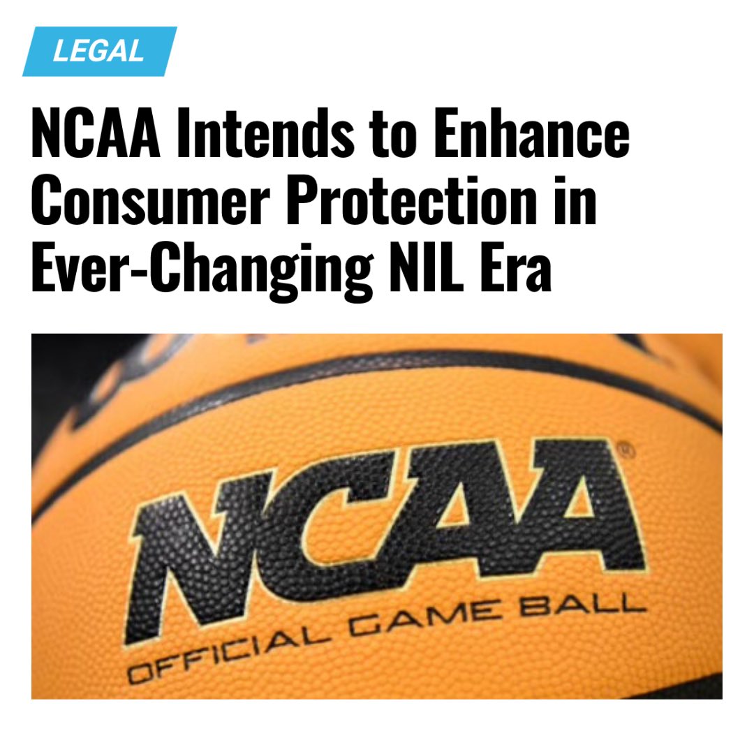 NCAA reveals plans to fortify “consumer protection”, which include tools to authenticate NIL offers and promises made to collegiate athletes, and a proposed Yelp-like review system where athletes would share their experiences with said NIL platforms. ➡️:lifwnetwork.com/insights/sport…