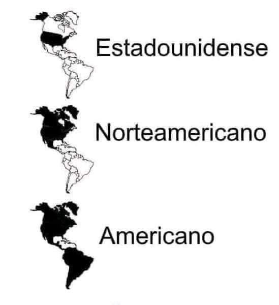 En español 'Americanos' son todos aquellos nacidos en América, ya sea norte, sur o centro.