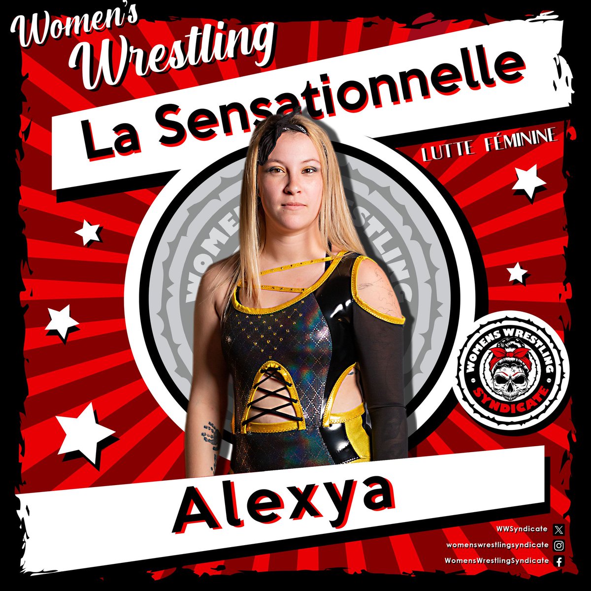 WWS TALENT ANNOUCEMENT ' La Sensationnelle” Alexya joins @WWSyndicate! Get your tickets now for “AYOYE! Tu m’fais mal” presented by Women’s Wrestling Syndicate on Sunday, May 19, 2024, at 2PM here: thepointofsale.com/tickets/wws-20…