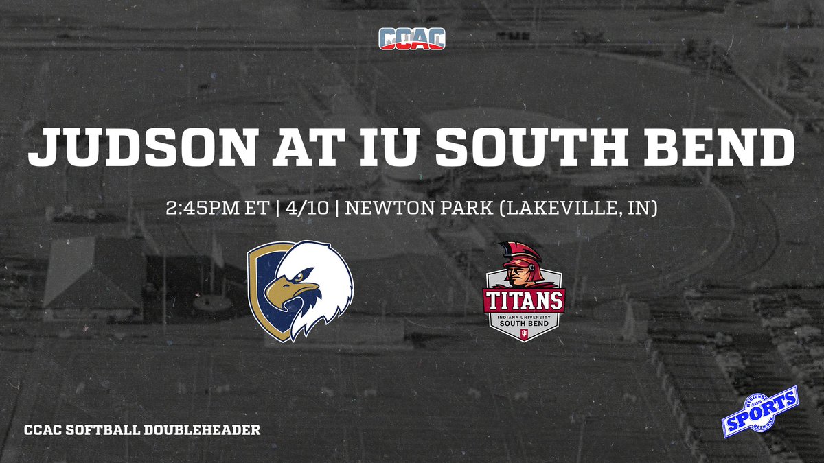 College softball is in action today as the IU South Bend Titans host the Judson Eagles in a CCAC conference matchup! Join JP Joubert at 2:45PM ET for pregame coverage from Newton Park in Lakeville! You can watch and listen on rrsn.com video and our Facebook page!