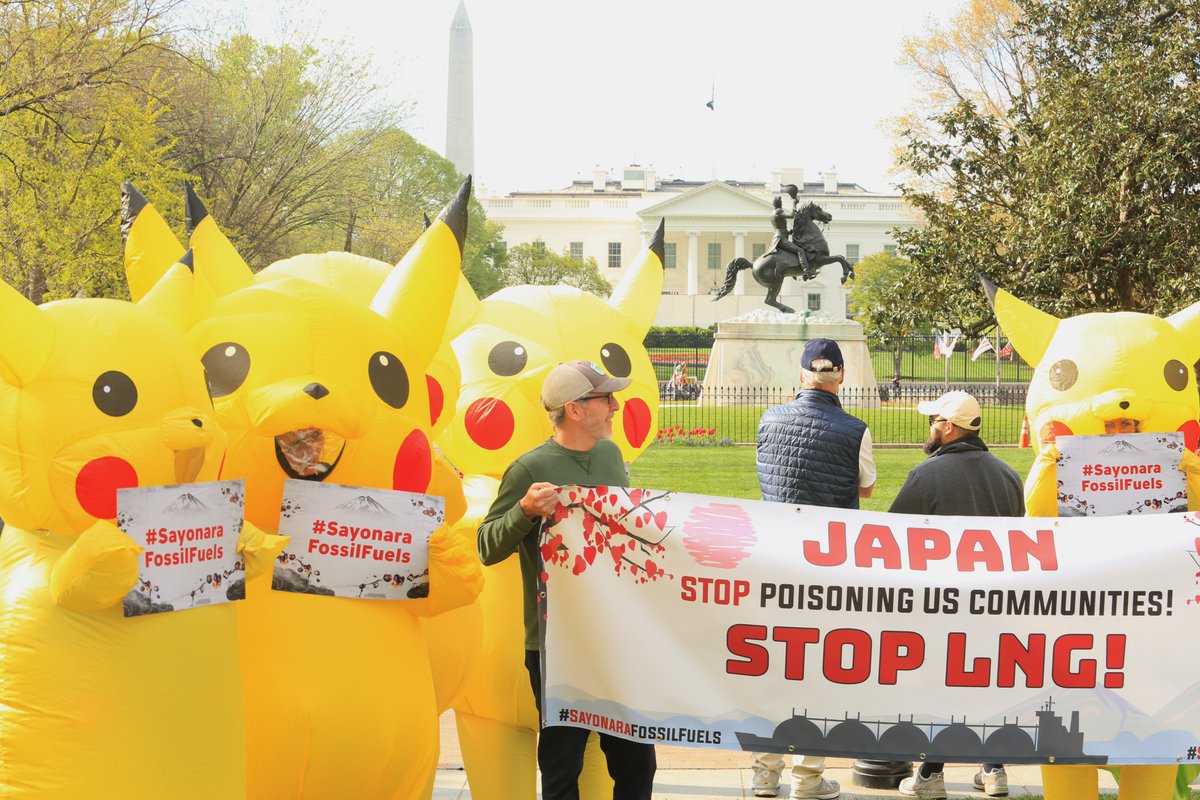 Guess who's welcoming @JPN_PMO Kishida to the @WhiteHouse?⚡ 🇯🇵Japan has poured over 💰$52 billion💰 in public & private finance into US LNG, devastating communities & ecosystems. This must end. This auspicious @Kishida203 @POTUS visit warrants a 🧵 #SayonaraFossilFuels