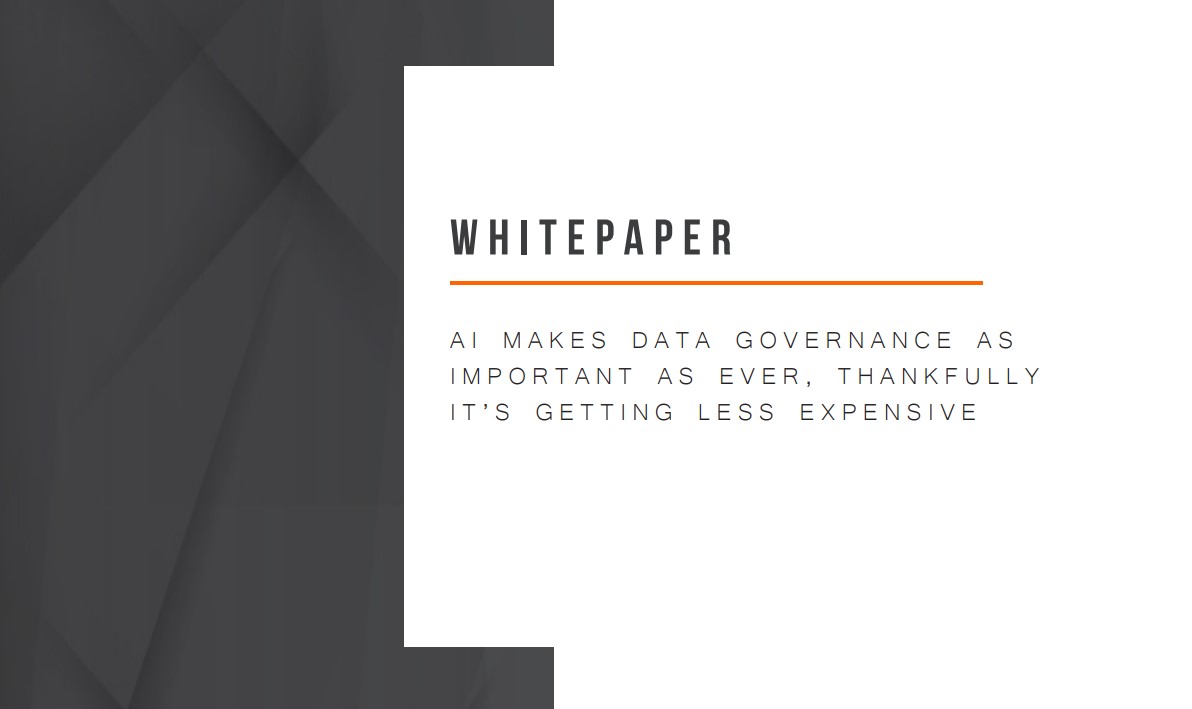 #AI's increased role in business makes #data governance a strategic priority. Learn why data governance is a smart and affordable investment in this whitepaper. …130335.fs1.hubspotusercontent-na1.net/hubfs/20130335…

#datastrategy #Datamanagement #generativeAI #ccpace