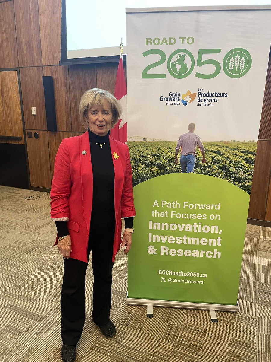 Happy to always lend an ear to Canadian @GrainGrowers and to learn more about their initiatives through their #Roadto2050 plan.