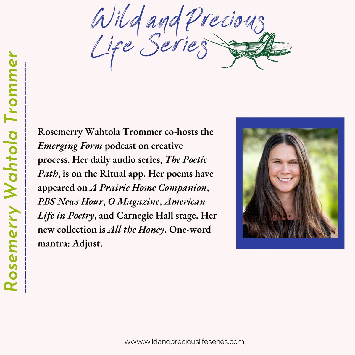 The WPLS is celebrating #nationalpoetrymonth w/ a prompt a day! Prompt 10 is from WPLS former featured reader Rosemerry Wahtola Trommer. #poetryprompts #poets #poetry #poetrycommunity #poetrylovers
