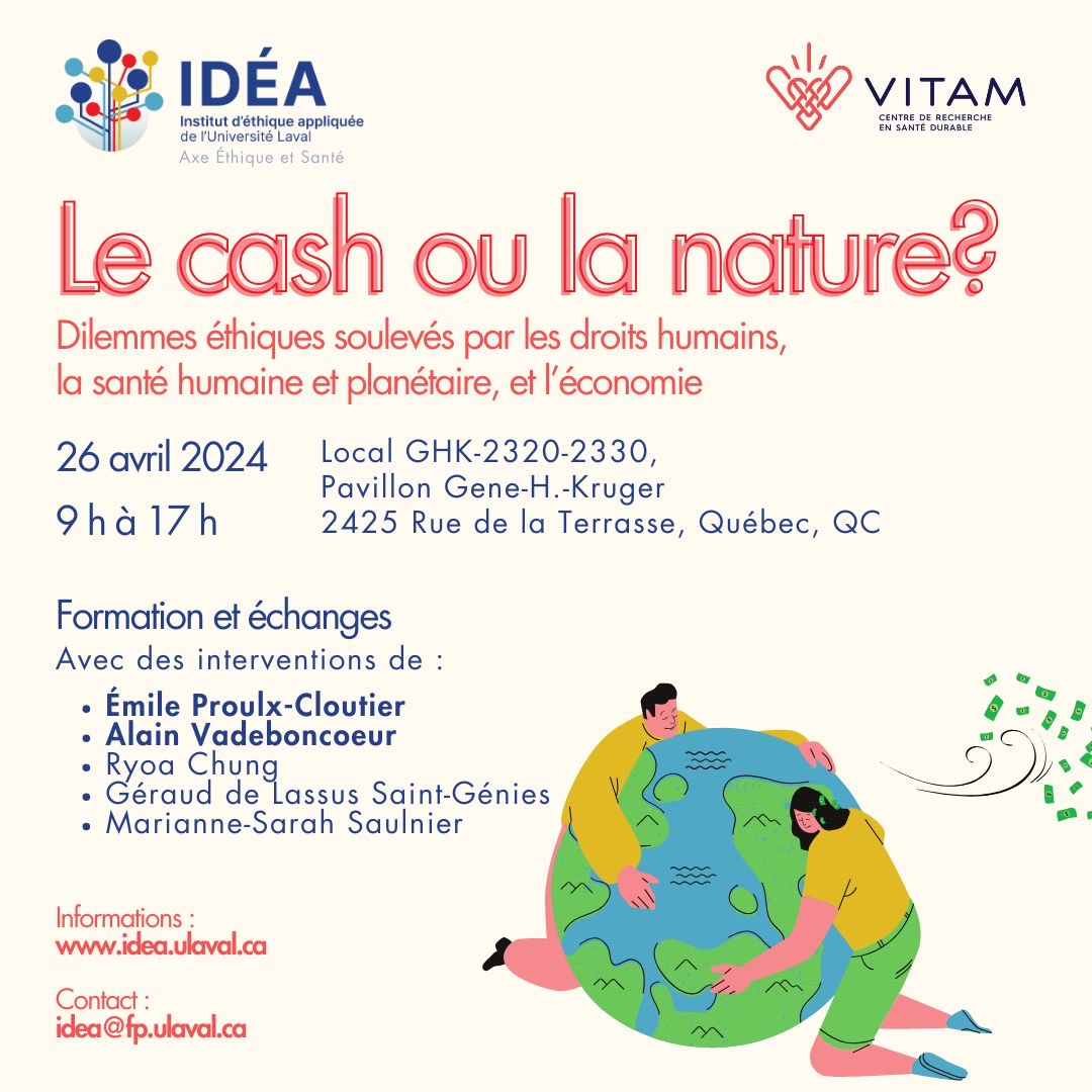 RESPUL0's tweet photo. Allo tout le monde!
Appel a formation 
L'IDÉA organise, en partenariat avec VITAM - Centre de recherche en santé durable, une journée de formation et de forums citoyens  le 26 avril 2024 a
Université Laval intitulée
Pour s'inscrire : https://t.co/9S1bA3WAeD https://t.co/2WIlJQXFZ7