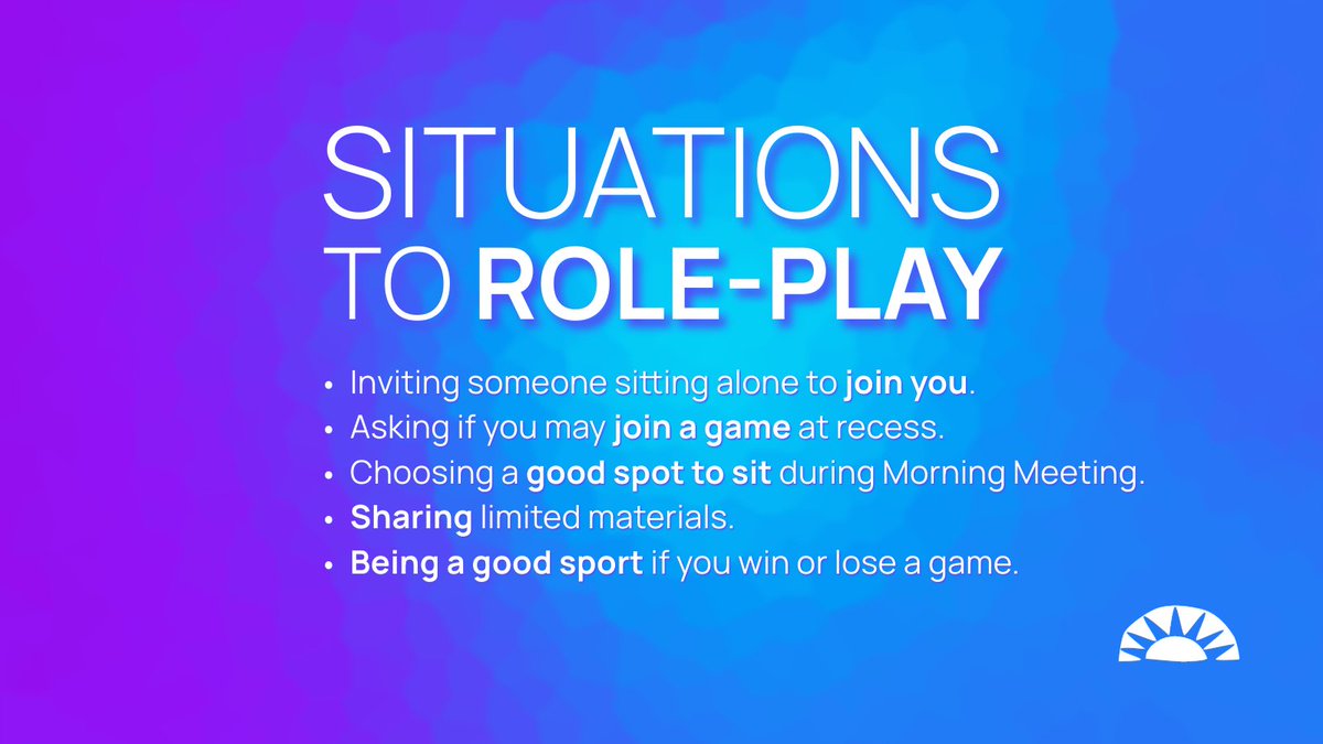 Role-play proactively prepares students for complex situations and builds their ability to choose and carry out positive behaviors independently. What situations do you role-play with your students? Learn more: bit.ly/3xDlNH8