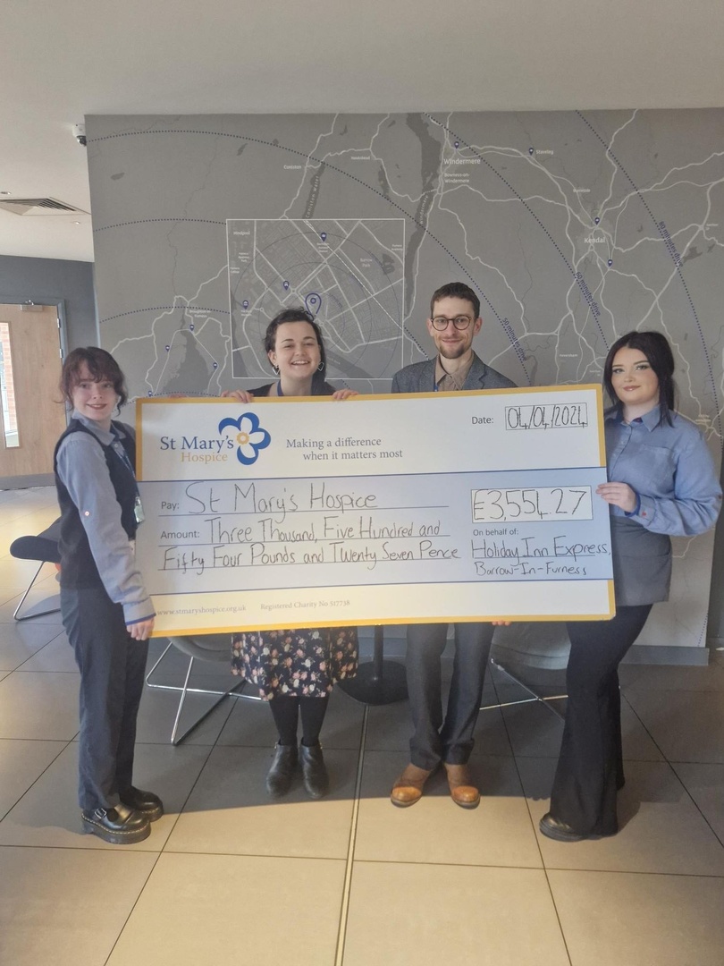 We are thrilled to share that @HIEX_Barrow raised £3,554.27 for ourselves in the 2023/24 financial year through their Coffee Club initiative and collection tins! They will continue supporting us throughout 2024/25 year by #donating 10p per coffee club drink. Thank you so much 💜