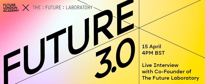 Tuesday, 16 April, Online, 📡 Future 3.0: Live Interview with Martin Raymond Co-Founder of @TheFutureLab and renowned trend forecaster. neonmoire.com/event/1390/fut…