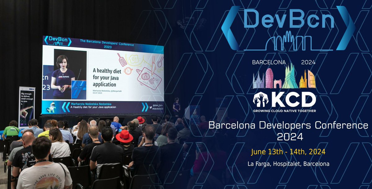 🌟 Big news! #devbcn24 is partnering with @KCDSpain to bring even more cloud and Kubernetes magic to this year's conference! 🚀 Join us for an unparalleled collaboration that promises to elevate your tech game. Don't miss out! ➡️ buff.ly/3iUel35 #KCDaysSpain