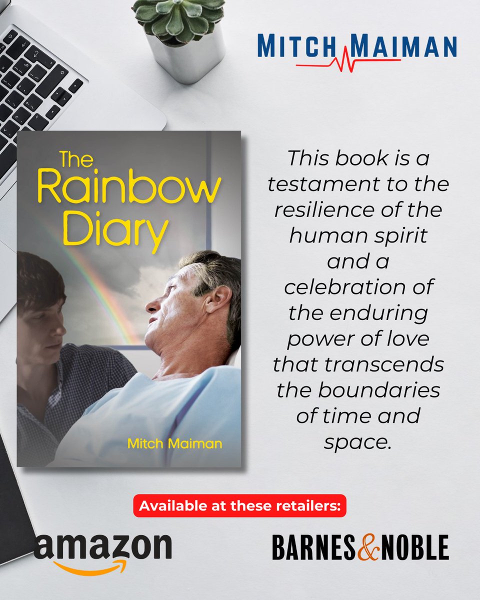 MitchMaiman's tweet photo. Discover a testament to resilience and enduring love. This book transcends, celebrating connections.
.
Grab your copy today and uncover the remarkable story that awaits: https://t.co/r14L5wccOS
.
#mitchmaiman #everythirdnight #therainbowdiary #medicaltraining #creativewriting https://t.co/IfrvQGbydw
