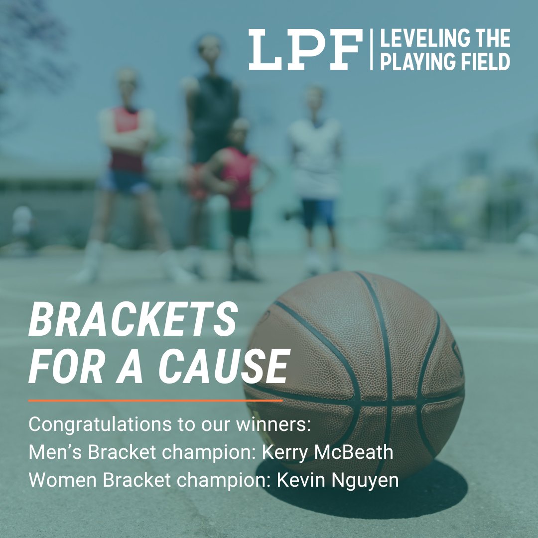 Congrats to the Winners for this year's Brackets for a Cause campaign! Thank you to everyone for playing and supporting throughout the madness 🏀