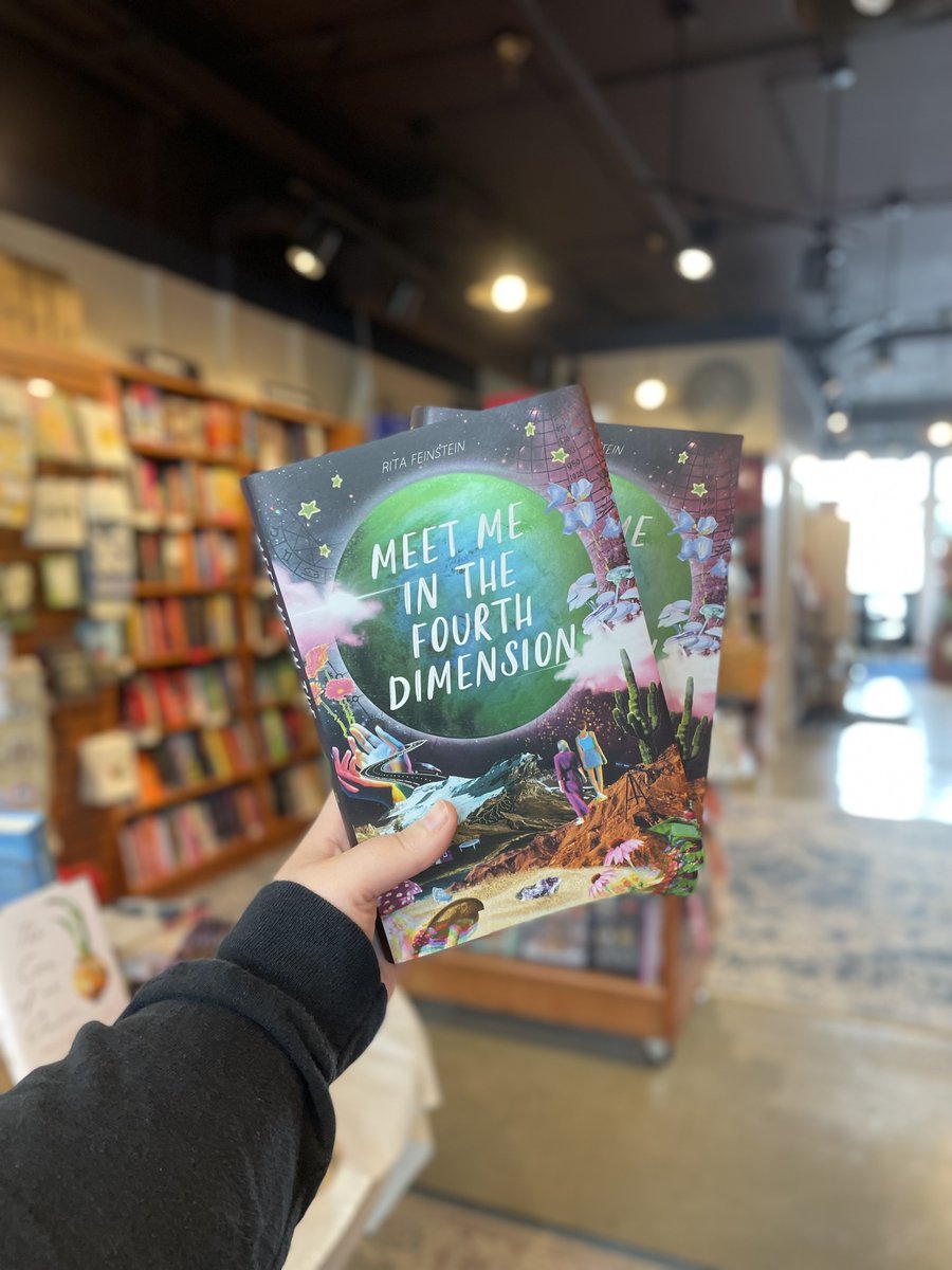 🪐 Event coming up on Sunday, April 14th! 🎟️ Join us for a conversation with Rita Feinstein on her YA debut MEET ME IN THE FOURTH DIMENSION, a coming-of-age written in verse! She'll be in conversation with fellow author Liz Lawson. RSVP: eventbrite.com/e/857051763897…