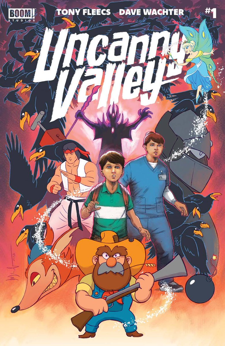 #NCBD Quick Pick: A kid with seemingly cartoonesque reality warping powers? Yeah...@TonyFleecs gets it. Plus that gorgeous @DaveWachter art. Yep, we're snagging Uncanny Valley for sure!