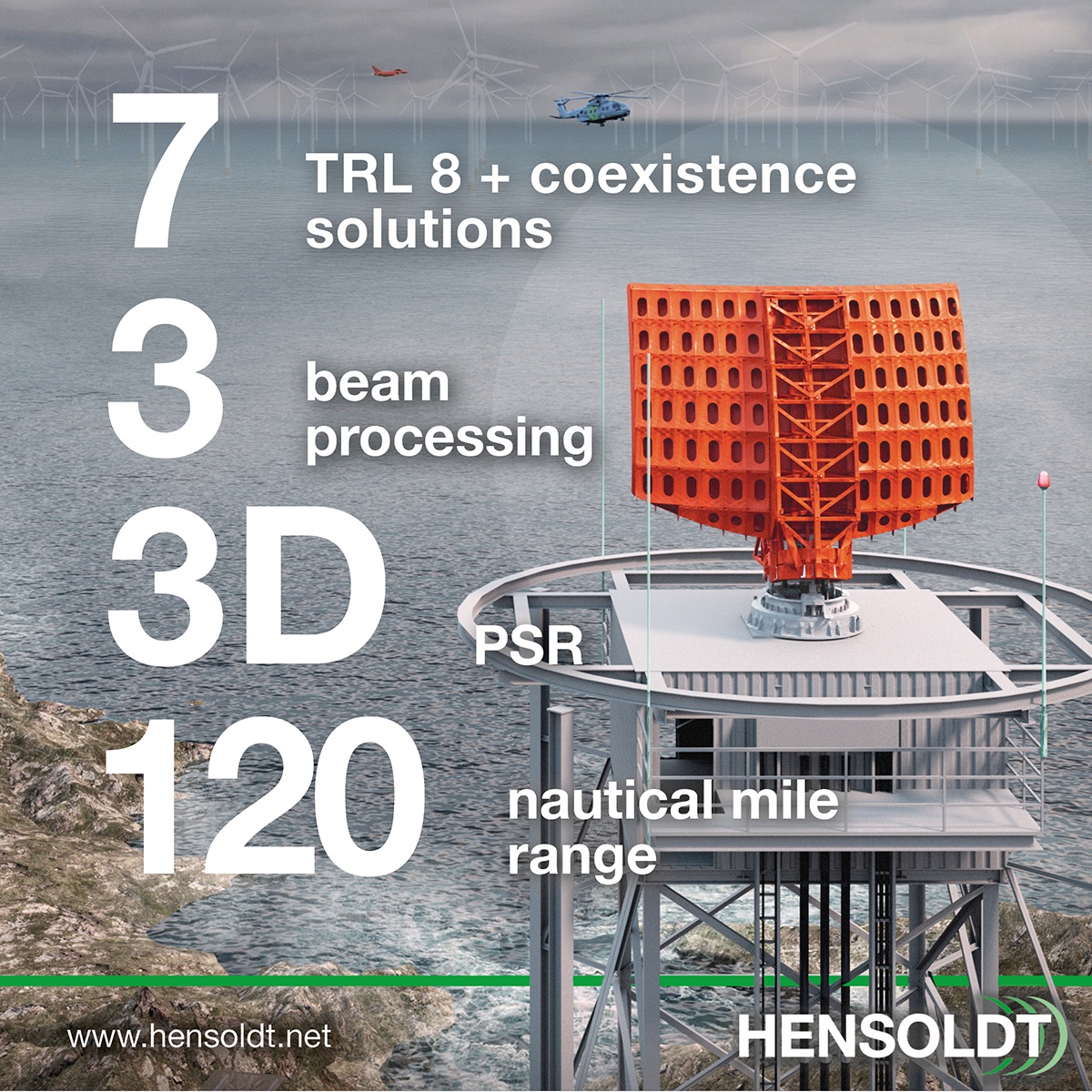 With the ASR-NG surveillance #radar, @HENSOLDT enables safe air traffic management for regional and major #airports. Meeting international requirements, the system implements a fully digital Doppler #detection and #tracking solution. #ATM #ATC #makingthedifference