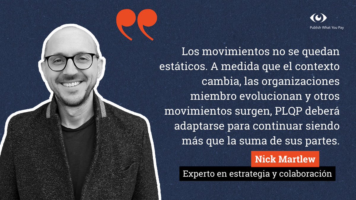 Les compartimos el segundo blog para inspirar el desarrollo de nuestra nueva estrategia global🗒️ Nick Martlew nos cuenta sobre cómo repensar las coaliciones para impulsar movimientos sociales más fuertes. 🌍✨ 🔗pwyp.org/more-than-the-…