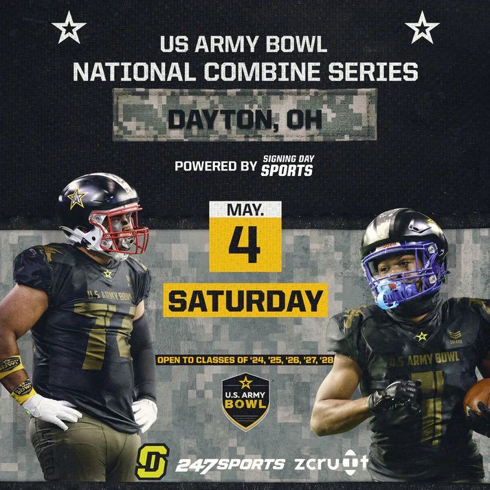 Thanks for the invite!!! @jrutkowski288 @ArmyBowlCombine @CoachDCharles @Oakley_Watkins