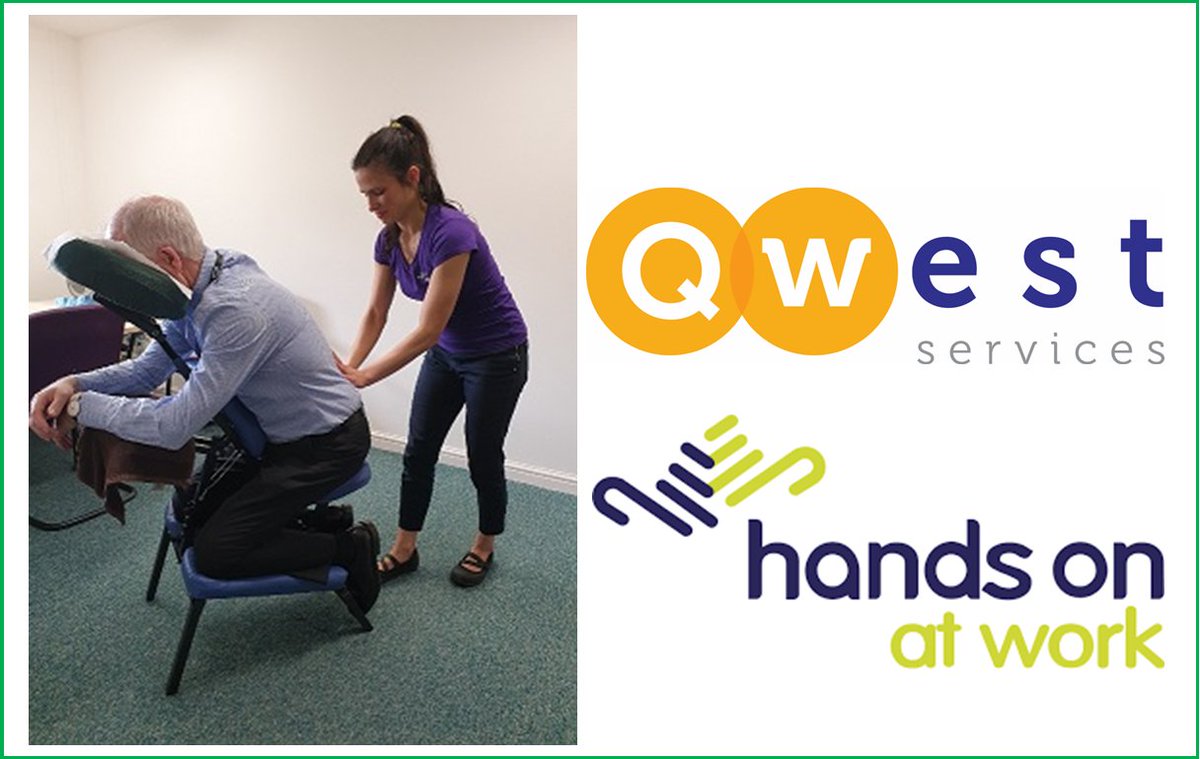 Qwest Services (@qwest_services) on Twitter photo On the 13th March <a href="/HandsOnAtWork/">Hands On At Work</a> spent the morning with one of our teams providing #workbasedmasssages. A great way to relieve pressure, stress and improve #wellbeing in work. On the 13th March <a href="/HandsOnAtWork/">Hands On At Work</a> spent the morning with one of our teams providing #workbasedmasssages. A great way to relieve pressure, stress and improve #wellbeing in work.