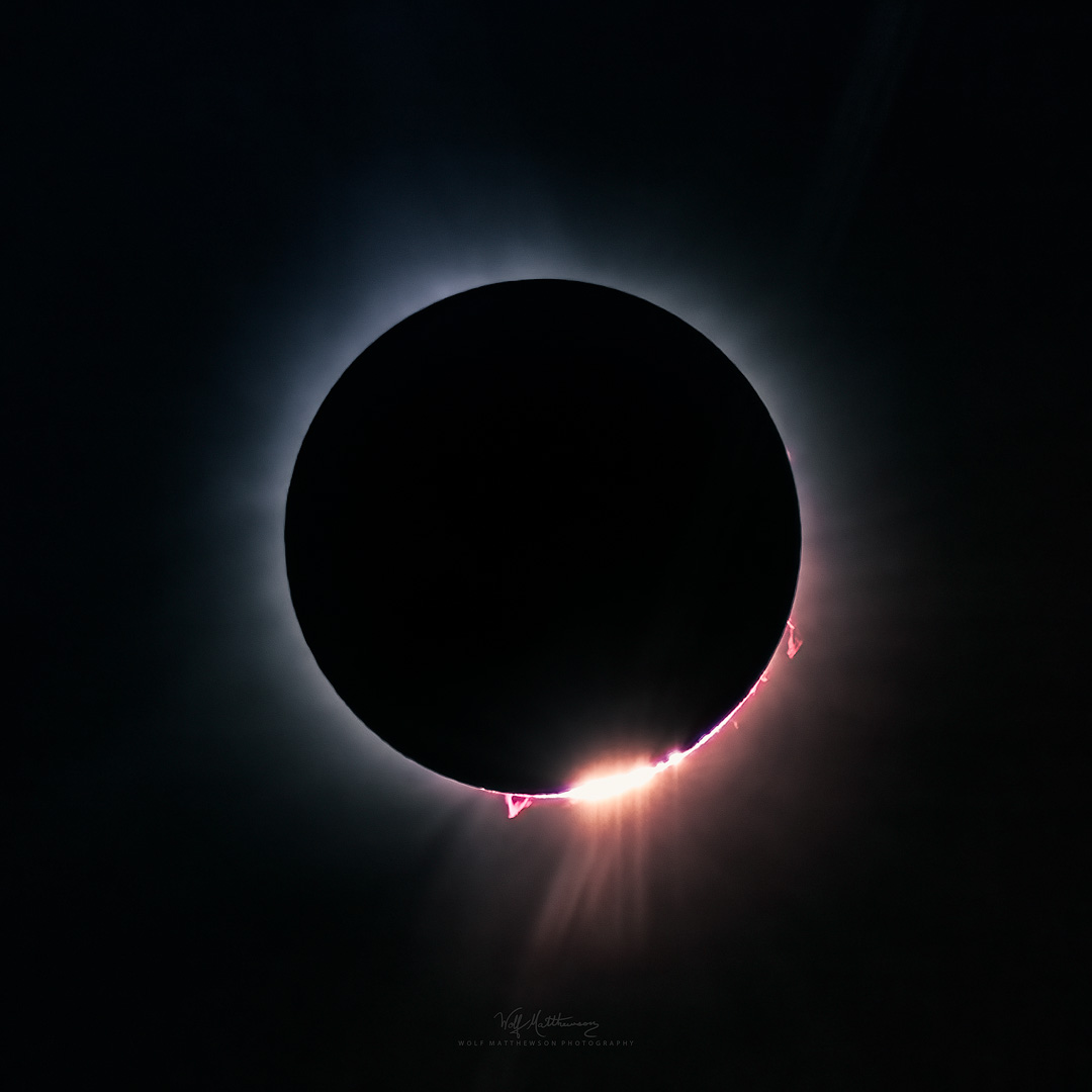 ~ 2024 solar eclipse from Island Falls, Maine

as the path of the moon slowly devours the sun in the southwestern sky, the light dims in the most unexpected way. an otherworldly grey or even silvered tone paints the landscape as the temperature drops and things get quiet. a gust