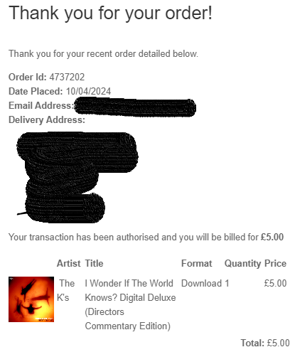 Got to do my bit! Good luck to @TheKsUK in their chase for a NUMBER ONE ALBUM! Grab your CD/LP/MP3/CASSETTE here: theks.tmstor.es