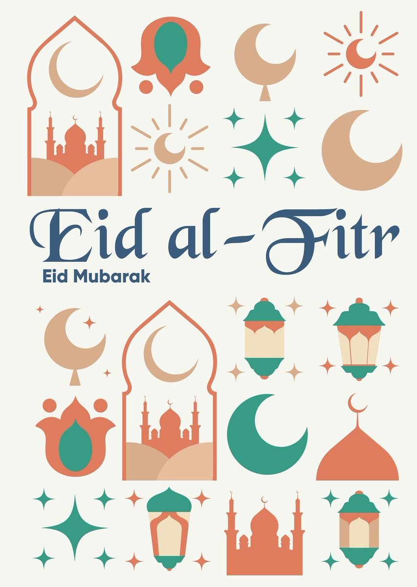 #EidMubarak! Wishing you and yours a very Happy Eid, full of joy, peace and blessings✨