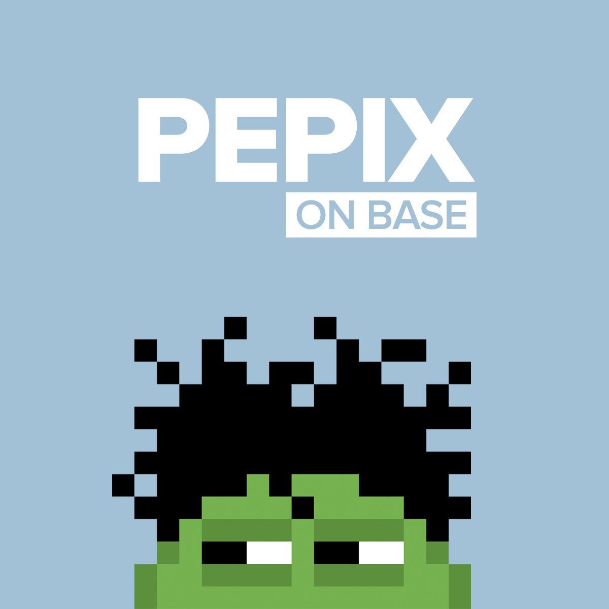 Head over to @PEPIXonBASE for more info and shenanigans. More details about the mint will be revealed later today, including WL access, etc. See you there 🐸
