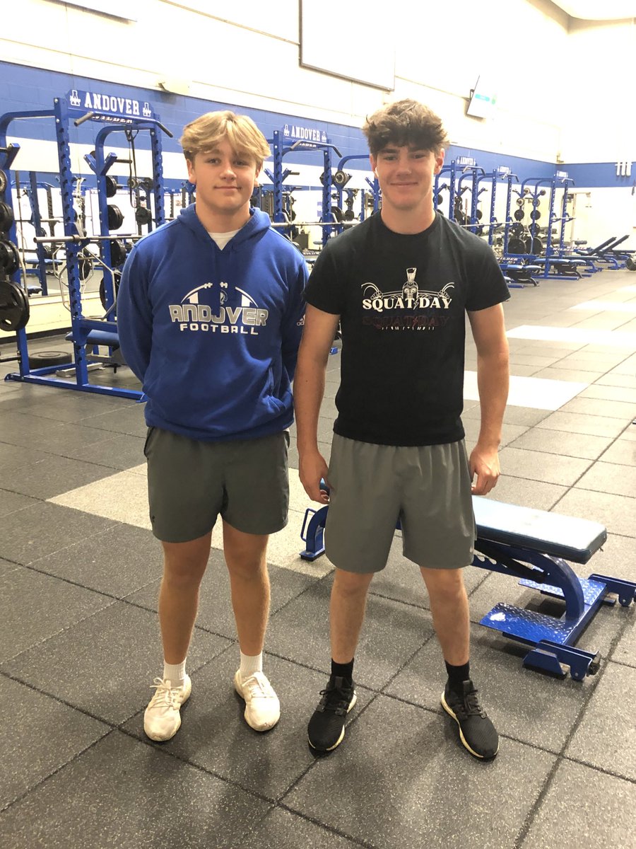 Andover High Strength and Performance (@_trojanstrong) on Twitter photo We have two new middleweight Power Club members‼️Freshman, Kier Kiser, squats 350 and sophomore, <a href="/IanFolger_07/">Ian Folger</a>, squats 345! 💪 #TrojanStrong We have two new middleweight Power Club members‼️Freshman, Kier Kiser, squats 350 and sophomore, <a href="/IanFolger_07/">Ian Folger</a>, squats 345! 💪 #TrojanStrong