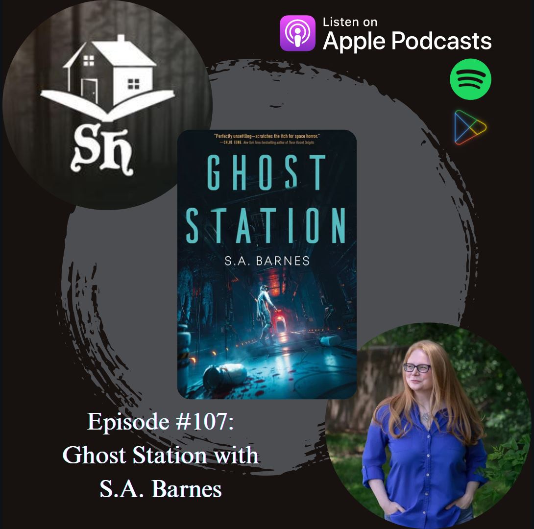 Come visit for our latest with @StaceyKade! We talk all about GHOST STATION, capitalism, interior conflict in characters, and the purpose of art in human lives. The episode is everywhere you podcast, and GHOST STATION is out now from @TorNightfire--get it where you love to shop.