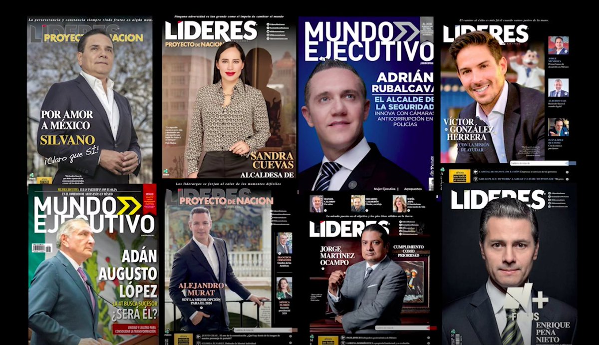 ¿Cuanto pagan los políticos por aparecer en una portada de revistas como Líderes Mexicanos? Nada más y menos que hasta un millón de pesos. Y a eso se suma el pago para tapizar las principales avenidas con espectaculares.