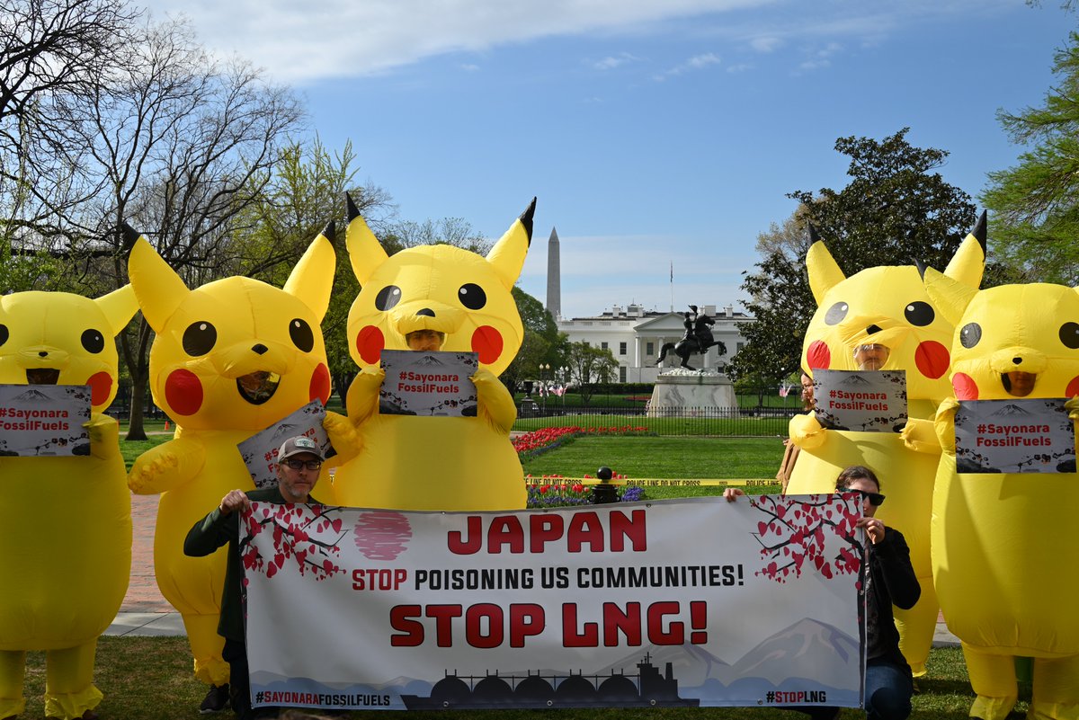 Japan is a HUGE funder of US LNG and has left a legacy of toxic facilities, especially along the Gulf Coast. 

@POTUS must defend his pause on US LNG export authorizations and ensure communities are protected from fossil fuels pollution. #StopLNG #SayonaraFossilFuels