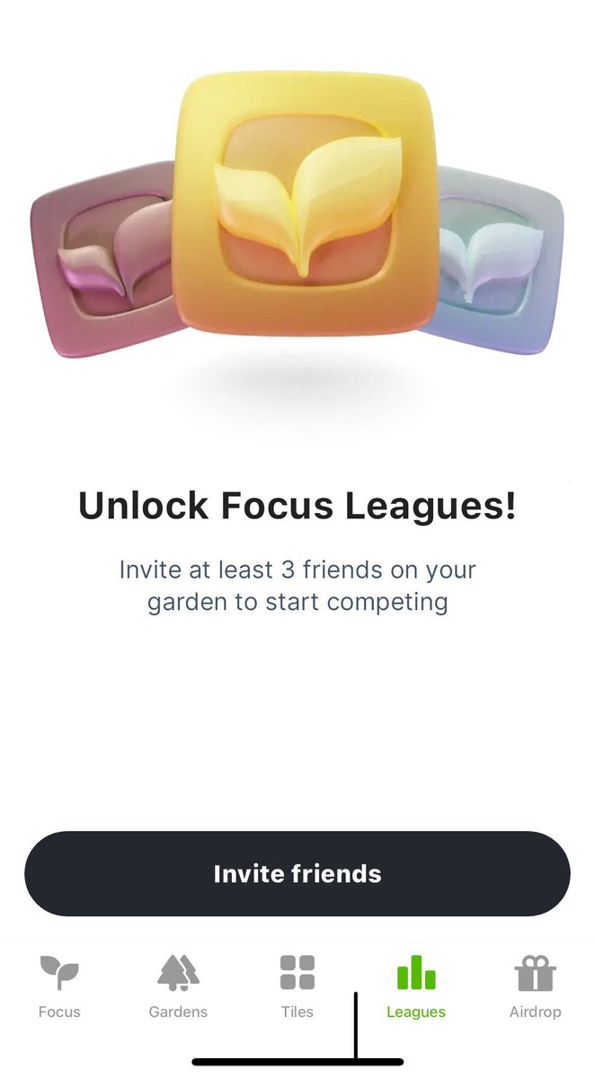 Pushing leagues next week for 30%+ of users in @focustree_app 🙌 Gardens will be able to compete - earn - join higher leagues 🤯 Few advices: - make sure you are in a garden between 4 and 10 members - make sure everyone is active and ready to ⚔️