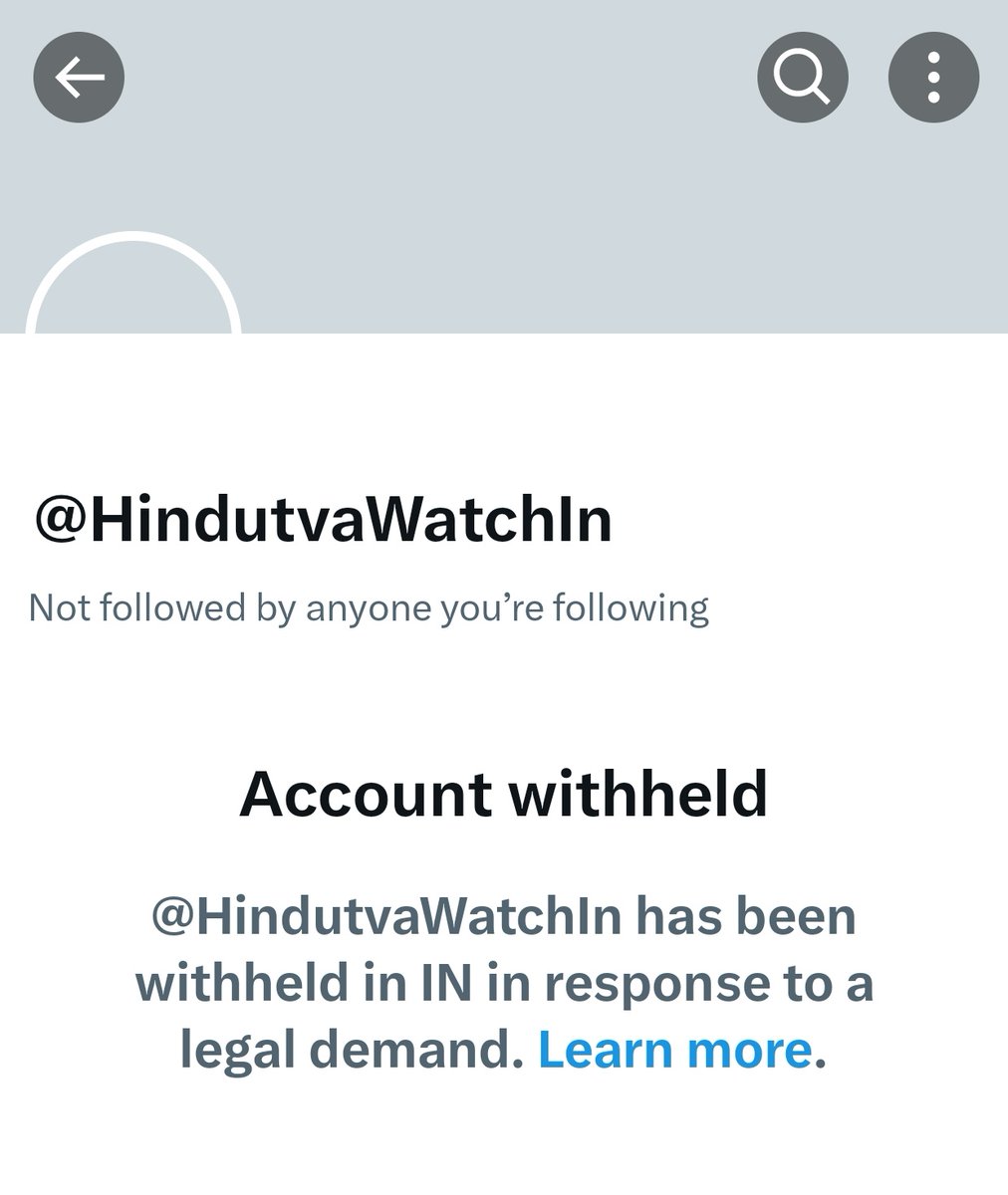 This account @HindutvaWatchIn, known for documenting hate speeches on India is still Withheld though.