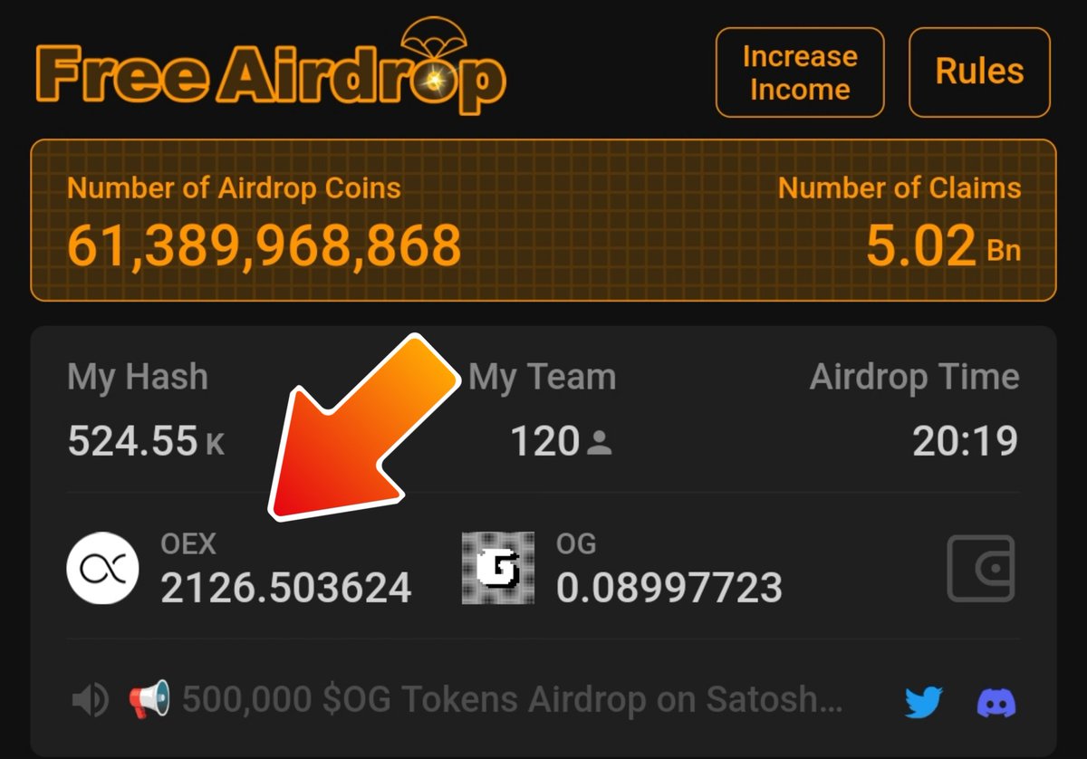 #OpenEX Mining in Satoshi App is Ending in 3 Days 📌

How Many $OEX Tokens You Have Collected So Far in #SatoshiApp Comment Below ? 👇
#OEX #OEXCommunity #Airdrops #Crypto #Airdrop