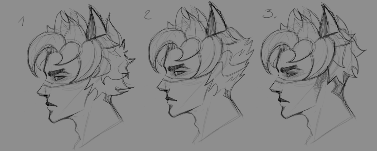Julk4s1's tweet photo. working on a fanmade skin for Sett, which hair do you like the most?🫨 #LeagueOfLegends #Inkshadow https://t.co/QkFWmQ0d9Z