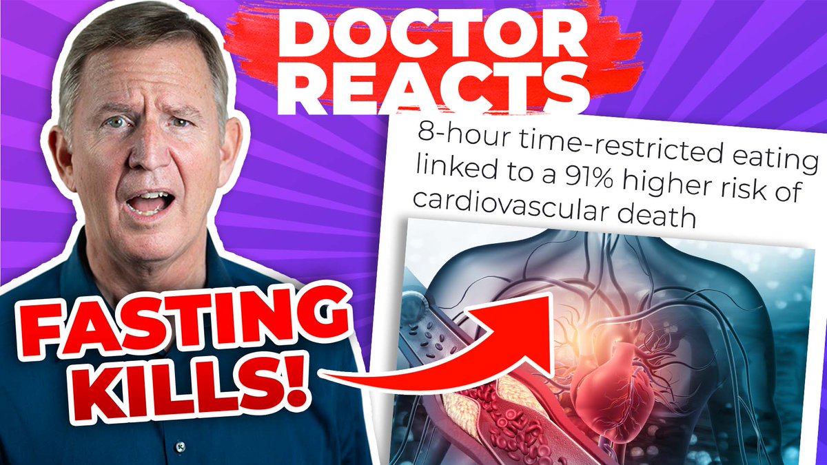 😱Intermittent fasting causes CARDIOVASCULAR DEATH?🤔 Find out in the latest Dr. Westman reacts.
⬇️CLICK THE LINK BELOW⬇️
youtu.be/OrljUUpGyb4

#keto #Intermittentfasting #cardiovasculardisease