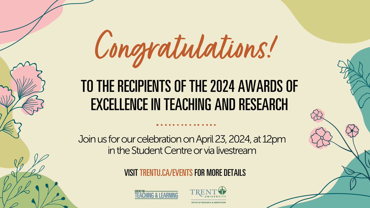 Congratulations to all our award recipients! Tune in next week as we showcase each award winner, and don't forget to register for the Celebration of Excellence (space is limited and spots are filling up fast!).