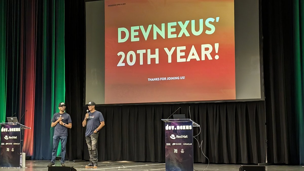 #devnexus24 has started on its 20th edition. This a #community driven #java conference super worth it to attend 🎉🎉🙏🙏🙏 @atlantajug @prpatel @vincentmayers